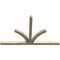 Ekena Millwork Richland Rough Sawn Timber Gable Bracket, Douglas Fir, 96"W x 60"H x 4"D x 4"F, 15/12 Pitch GBW096X60X0404RIC00RDF - alternate 3